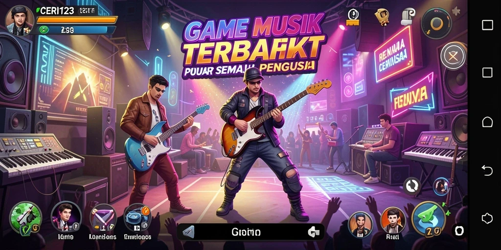 Tampilan gameplay CERI123 yang seru dan penuh warna.