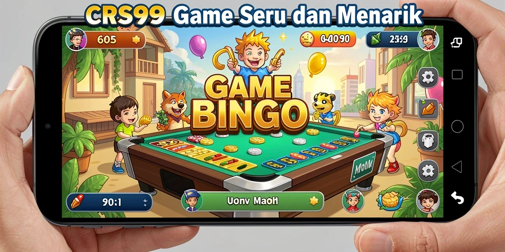 Tampilan gameplay Bingo yang seru di CRS99.