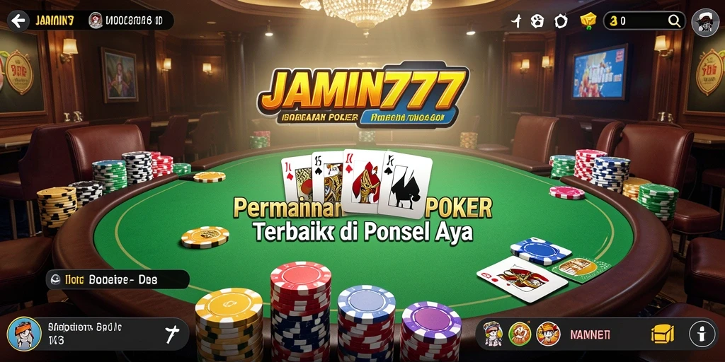 Tampilan gameplay seru dan kompetitif dalam JAMIN777.