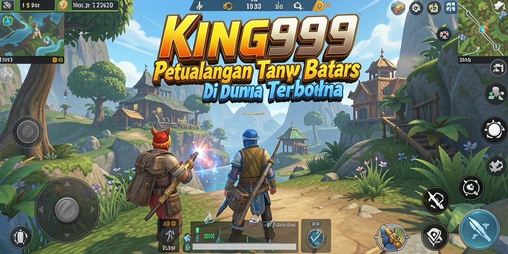 Tampilan gameplay dinamis dalam dunia Open World KING999.