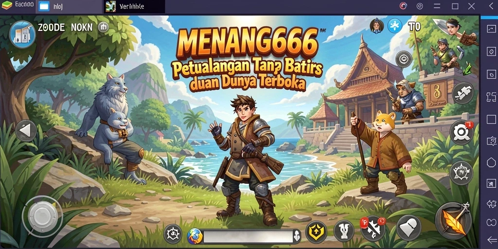 Tangkapan layar gameplay menunjukkan eksplorasi dunia terbuka MENANG666 yang mendebarkan.