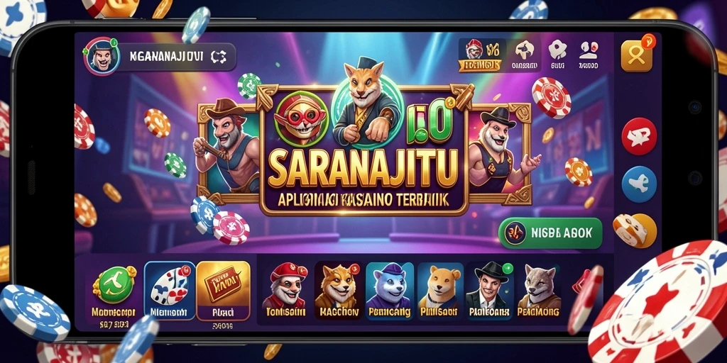 Tampilan gameplay Kasino yang menarik dan interaktif di SARANAJITU.