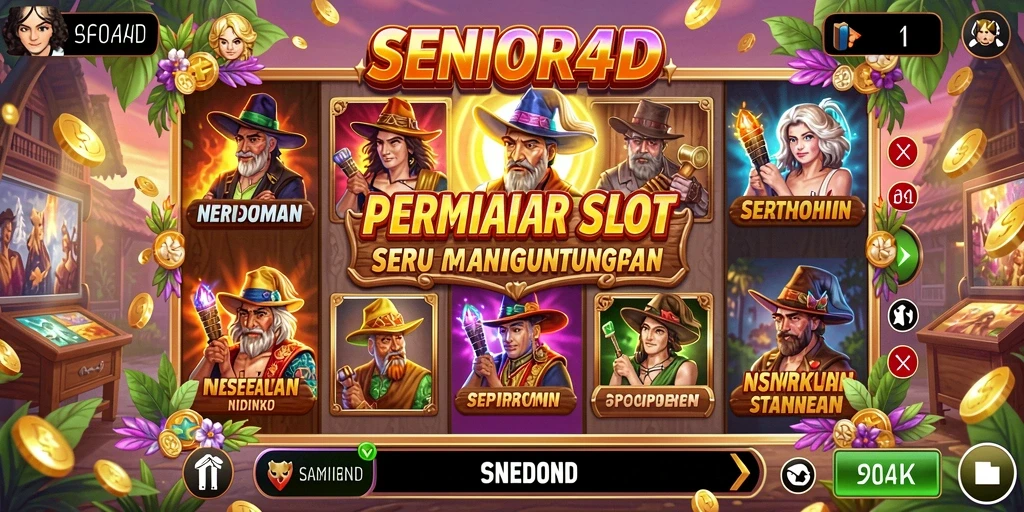 Tampilan gameplay Slot yang seru dan penuh warna.
