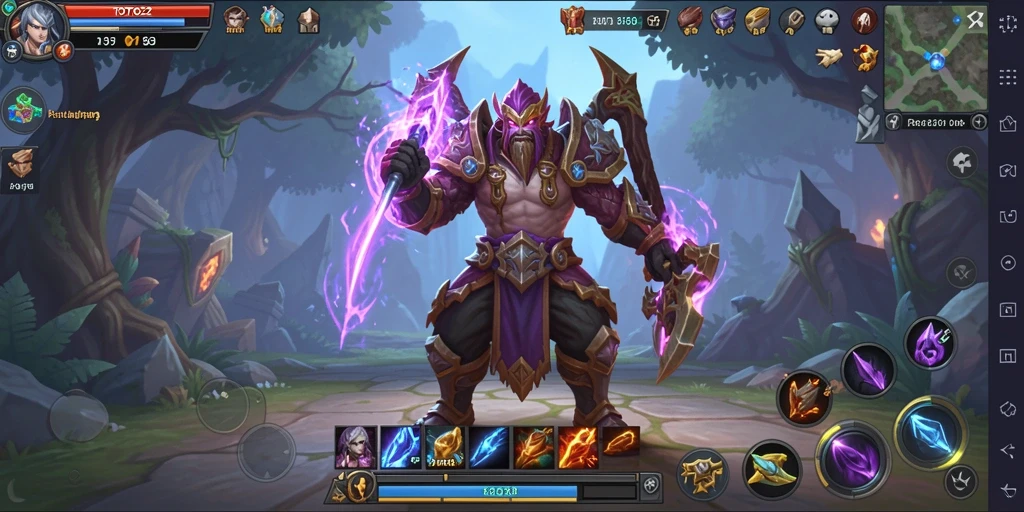 Tangkapan layar pertarungan epik dalam game ARPG TOTO22.