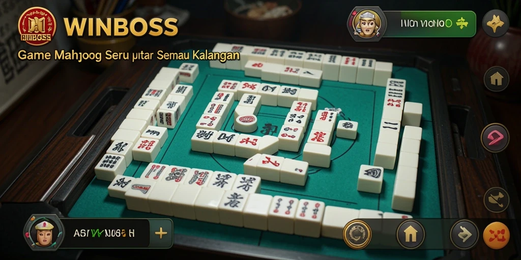 Tampilan gameplay Mahjong yang menarik dan interaktif.